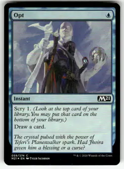 OPT #59 MTG CORE SET 2021 FOIL - Image 1