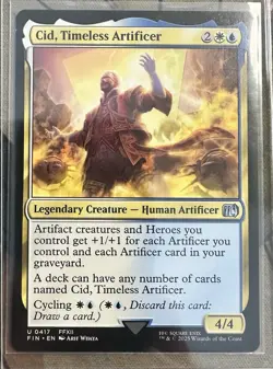 Cid, Timeless Artificer 0417 Final Fantasy Magic: The Gathering Regular Card - Image 1