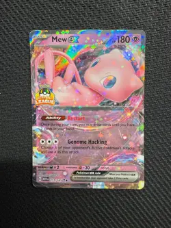2023 Pokemon Mew EX ULTRA BALL LEAGUE TOP PRIZE RAW 151/165 Asia Exclusive - Image 1