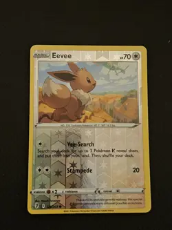 Eevee 125/203 Common Evolving Skies Pokemon Reverse Holo Lp - Image 1