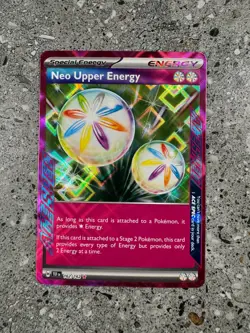 Pokemon TCG Cards Neo Upper Energy 162/162 Temporal Forces ACE SPEC NM-M - Image 1