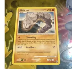 Pokemon Onix Diamond and Pearl 92/130 Common Basic 90 HP Regular English - Image 1