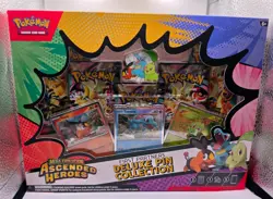 Pokemon Mega Evolution Ascended Heroes First Partners Deluxe Pin Collection Box - Image 1