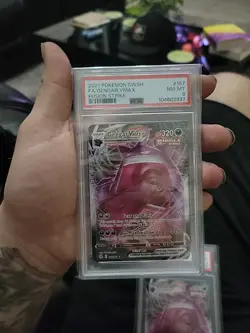 PSA 8 POKEMON 2021 GENGAR VMAX #157 FUSION STRIKE 157/264 - READ DESCRIPTION - Image 1