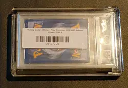 Pokemon PSA 9 Mint Victory Medal Silver Autumn 2010 - 2011 Promo - Image 2