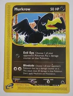 Murkrow - 79/144 Skyridge - Pokemon TCG - 2003 LP - Image 1