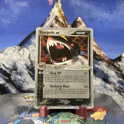 Sharpedo ex - 104/107 Pokemon Deoxys - Holo ✨ Crease - Image 1