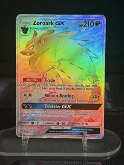 Pokemon TCG Zoroark GX Shining Legends 77/73 Holo Secret Rare - Image 1
