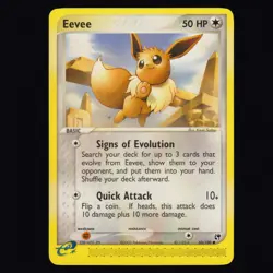 Eevee 63/100 Sandstorm Common Pokemon TCG NM - Image 1