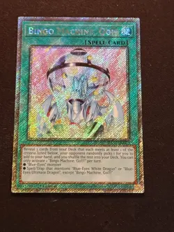 Yu-Gi-Oh! TCG Bingo Machine, Go!!! RA02-EN062 Platinum SR - NM - 1st Ed. - Image 1