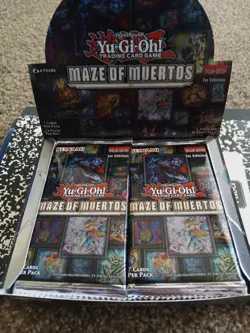 Konami Yu-Gi-Oh! TCG Maze of Muertos 1st Edition Booster Packs New Sealed - Image 1