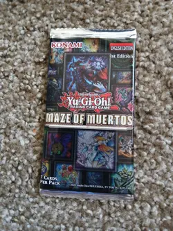 Konami Yu-Gi-Oh! TCG Maze of Muertos 1st Edition Booster Packs New Sealed - Image 2