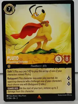 Pluto - Determined Defender - Rare - LORCANA Into the Inklands - #17 - Image 1