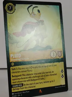 Pluto - Determined Defender - Rare - LORCANA Into the Inklands - #17 - Image 2