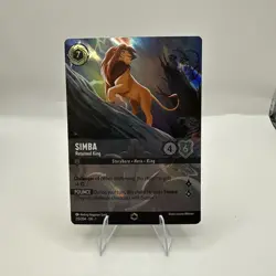 2023 DISNEY LORCANA EN 1 215/204 FIRST CHAPTER ENCHANTED SIMBA RETURNED KING - Image 1