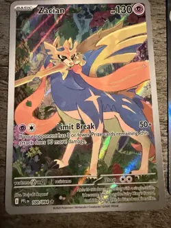 100/094 Zacian : Illustration Rare Card : Phantasmal Flames : Pokemon TCG - Image 1