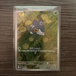 Nymble 096/094 Holo Illustration Rare Phantasmal Flames Pokemon Card - Image 2