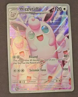 Wigglytuff 105/094 - Pokemon Phantasmal Flames Card - NM - Image 1