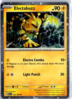 Electabuzz - (Cosmos Holo) Holo Promo Miscellaneous Cards & Products 125/165 NM - Image 1