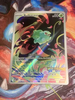 Pokemon TCG Bulbasaur Holo Stamped Promo Mega XY Evolutions Card 133/132 - Image 1