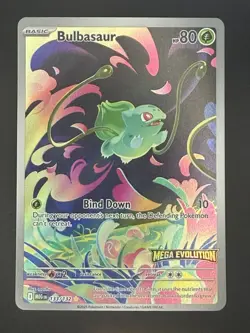 Bulbasaur - (Mega Evolution Stamped) 133/132 Miscellaneous Cards & Products Holo - Image 1