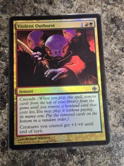 Magic The Gathering 4x Foil Violent Ourburst Alara Reborn LP *SHIPS NOW* - Image 5