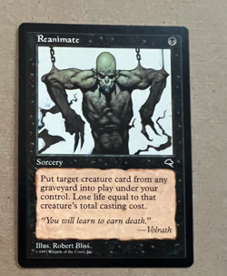 Reanimate - Tempest - MTG - Magic the Gathering - Image 2