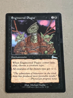 Engineered Plague - Urza's Legacy - MTG - Magic the Gathering - Image 1