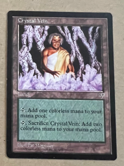 Crystal Vein - Mirage - MTG - Magic the Gathering - Image 1