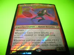 MTG Casey Jones, Back Alley Brute (Surge Foil) Commander: Teenage Mutant Ninja - Image 1