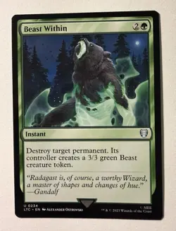 Beast Within #234 | NM Near Mint | LTC Lord of the Rings Magic MTG - Image 1