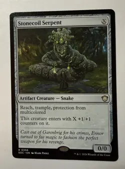 x1 Stonecoil Serpent R MTG Commander: Secrets of Strixhaven M/NM, English - Image 1