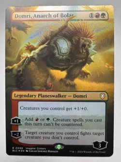 Domri, Anarch of Bolas Borderless Foil - BLC 0098 - NM - MTG Magic - Image 1