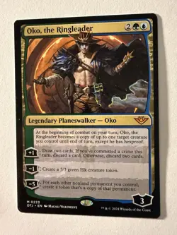 Oko, the Ringleader #223 (NM) Thunder Junction OTJ Magic MTG - Image 1