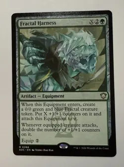 x1 Fractal Harness R MTG Commander: Secrets of Strixhaven M/NM, English - Image 1