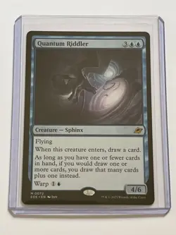 Quantum Riddler 72 MTG Edge of Eternities 2025 Near Mint Non Foil Mythic Rare - Image 1