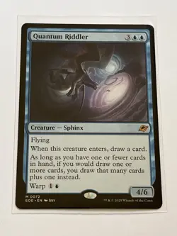 Quantum Riddler 72 MTG Edge of Eternities 2025 Near Mint Non Foil Mythic Rare - Image 2