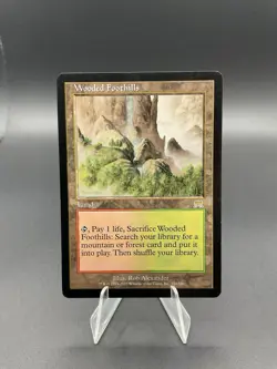 Wooded Foothills Onslaught Regular #330 MTG MP - Image 1