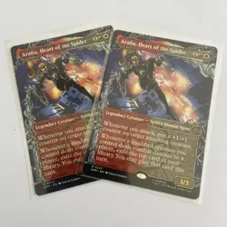 MTG: X2 Arana, Heart of the Spider 0213 (Borderless) - Spider-man Rare NM - Image 1