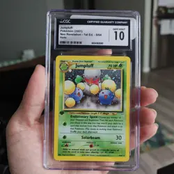 2001 Pokemon Neo Revelation 1st Edition Holo Jumpluff #9 CGC 10 GEM MINT - Image 2