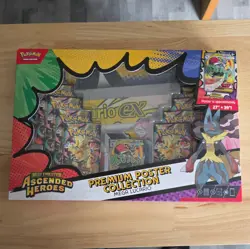 Pokemon TCG Ascended Heroes Mega Lucario Premium Poster Collection Box New UK - Image 1
