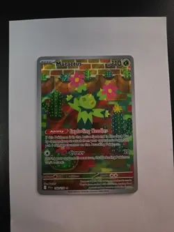 Pokemon TCG Journey Together Maractus Illustration Rare Holo Card 160/159 - Image 1