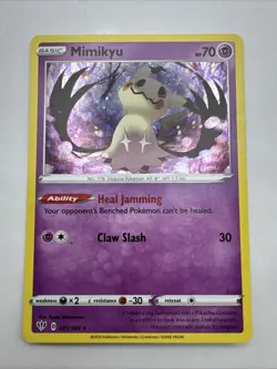 Pokemon TCG Mimikyu 081/189 Darkness Ablaze Holo - Image 1