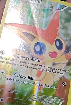 Victini XY117 XY Black Star Promo Pokemon TCG - MP - Image 3