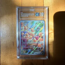 TAG GEM MINT 10 20th 2024 Pokemon Twilight Masquerade Eevee 188/167 SV06 Holo IR - Image 5
