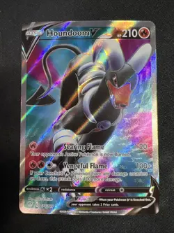 Houndoom V 178/189 Pokemon TCG SWSH: Darkness Ablaze NM - Image 1