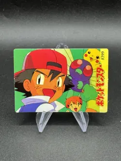 Snorlax Pikachu Holo Pokemon Vintage Pocket Monster Vending Prism Sticker 403 - Image 2