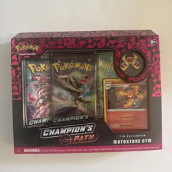 Pokemon Champion's Path Motostoke Gym Pin Collection Box (x1) Brand New 820650804847 - Image 1