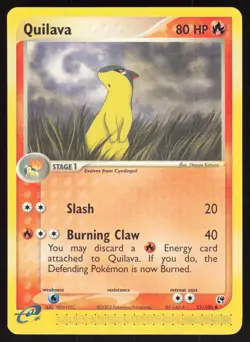 Quilava 51/100 Uncommon Sandstorm Pokemon Lightly Played - Image 1