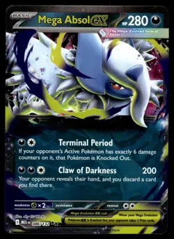 MEGA ABSOL EX - 086/132 Double Rare Mega Evolution Pokemon NM - Image 1
